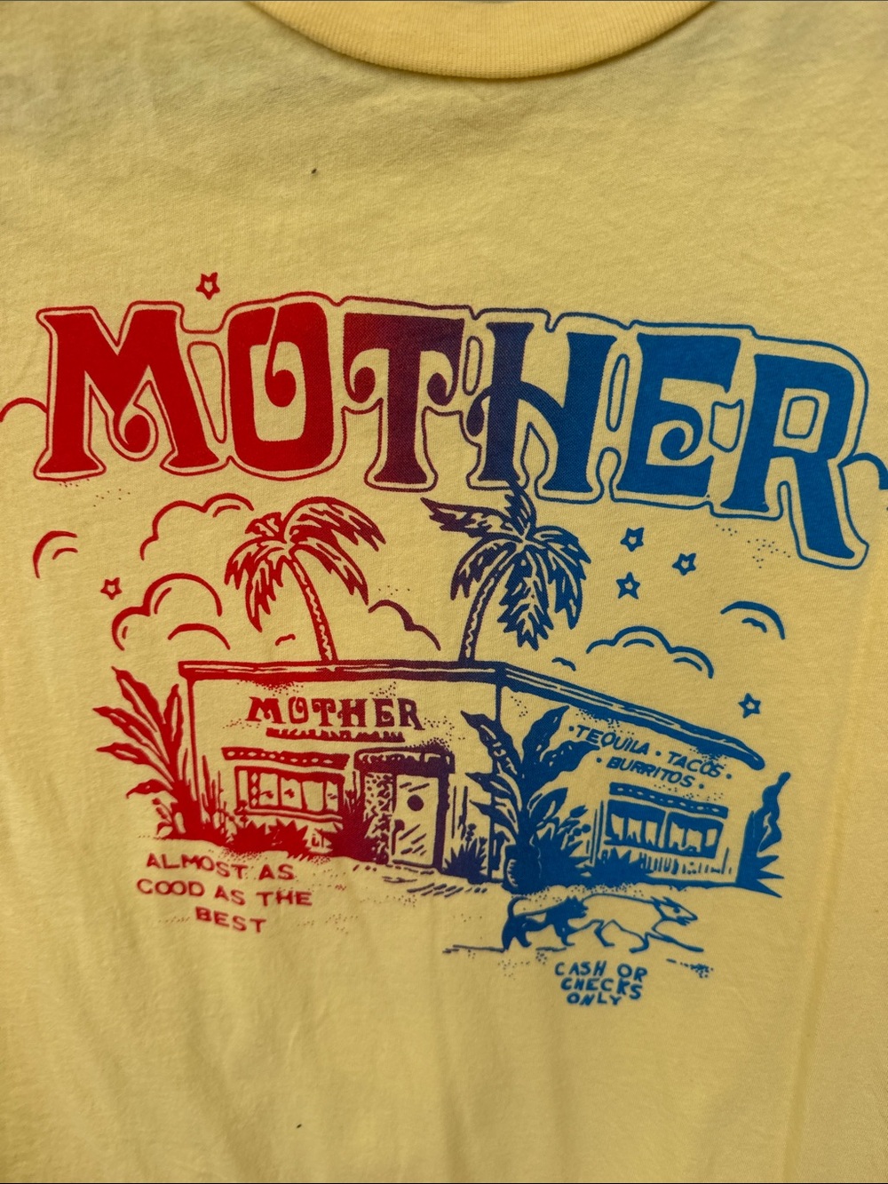 MOTHER The Boxy Goodie Goodie Graphic Tee Almost As Good As The Best Size L - Picture 2 of 6